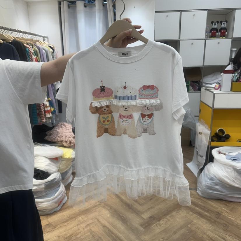 DE LINE韓國直郵實拍女士新品推薦休閑熱賣26夏季人氣T恤DE LINET恤