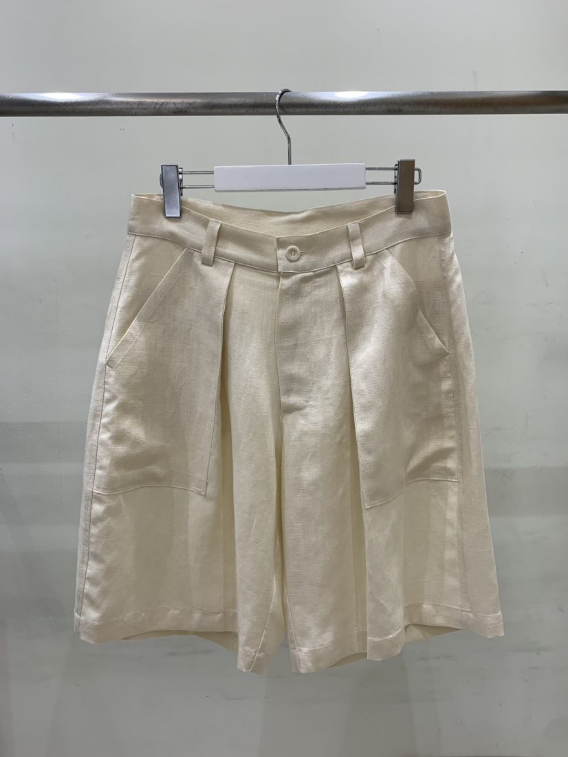 THE SIGNATURE韓國東大門代購女裝新品推薦熱賣短褲亞麻THE SIGNATURE短褲