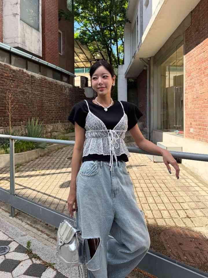 mars東大門實拍女裝新品真品26春夏時尚熱賣職業吊帶背心mars吊帶/背心