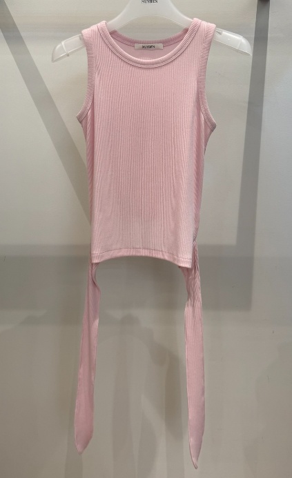 MUYBIEN韓國直郵女裝新品休閑推薦人氣時尚吊帶背心無袖緞帶MUYBIEN吊帶/背心