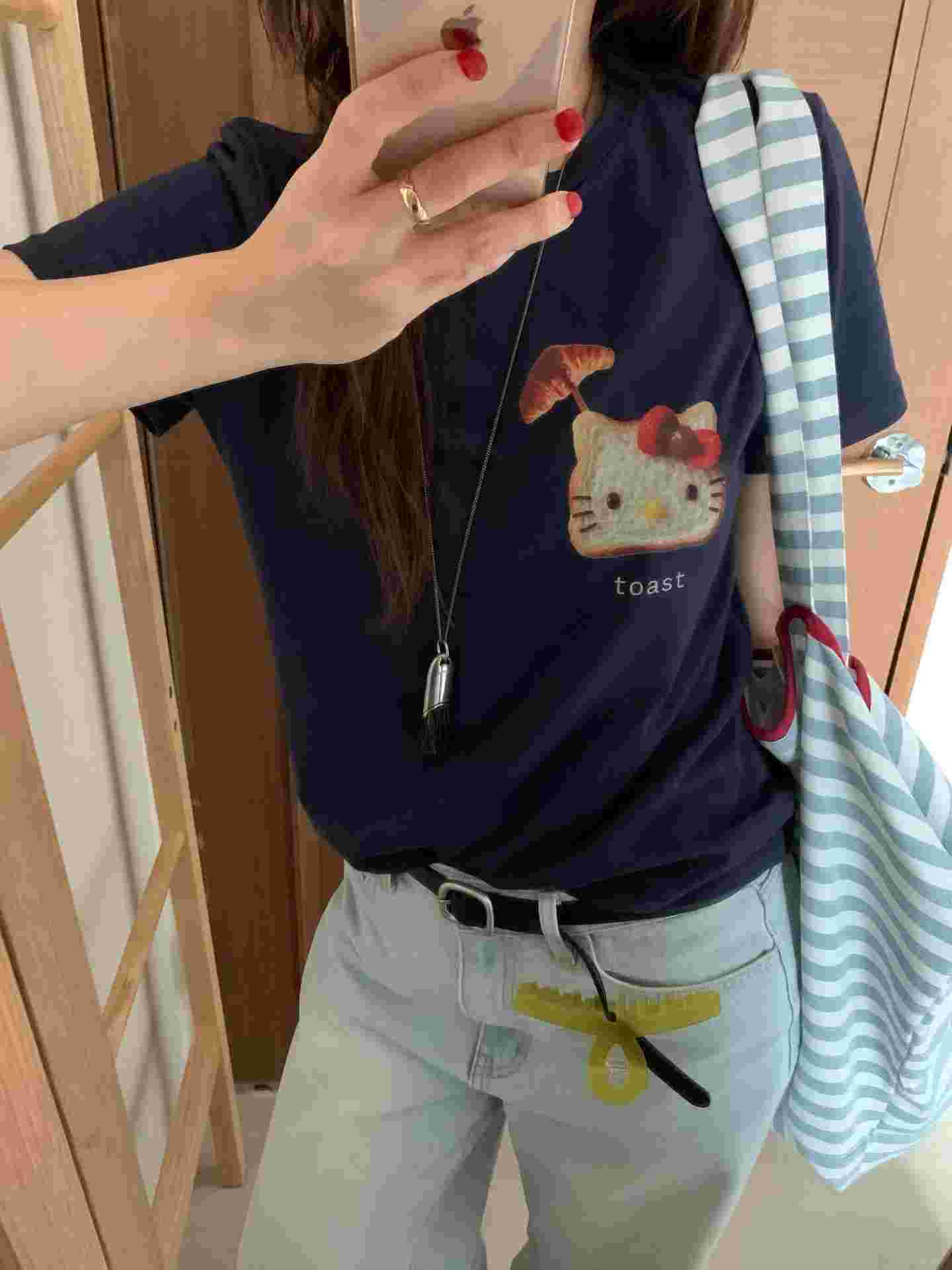 FEVER韓國直郵女裝新品熱賣推薦人氣26夏季時尚休閑T恤氨綸FEVERT恤