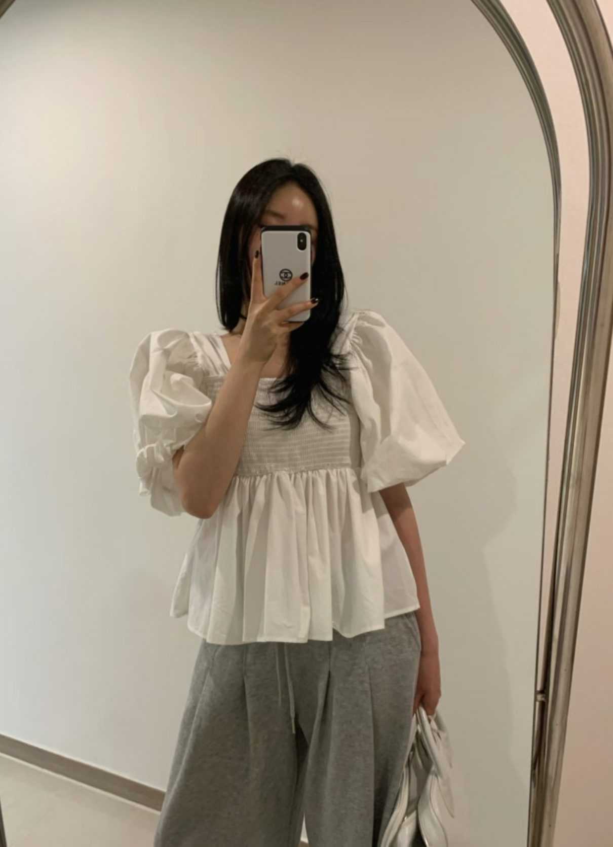 HAPER/COME OPEN東大門代購女士新款休閑職業襯衫蕾絲衫HAPER/COME OPEN襯衫/蕾絲衫