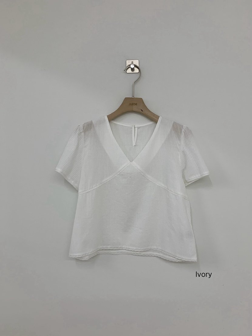 JUEDE東大門實拍女裝新品職業襯衫蕾絲衫JUEDE襯衫/蕾絲衫