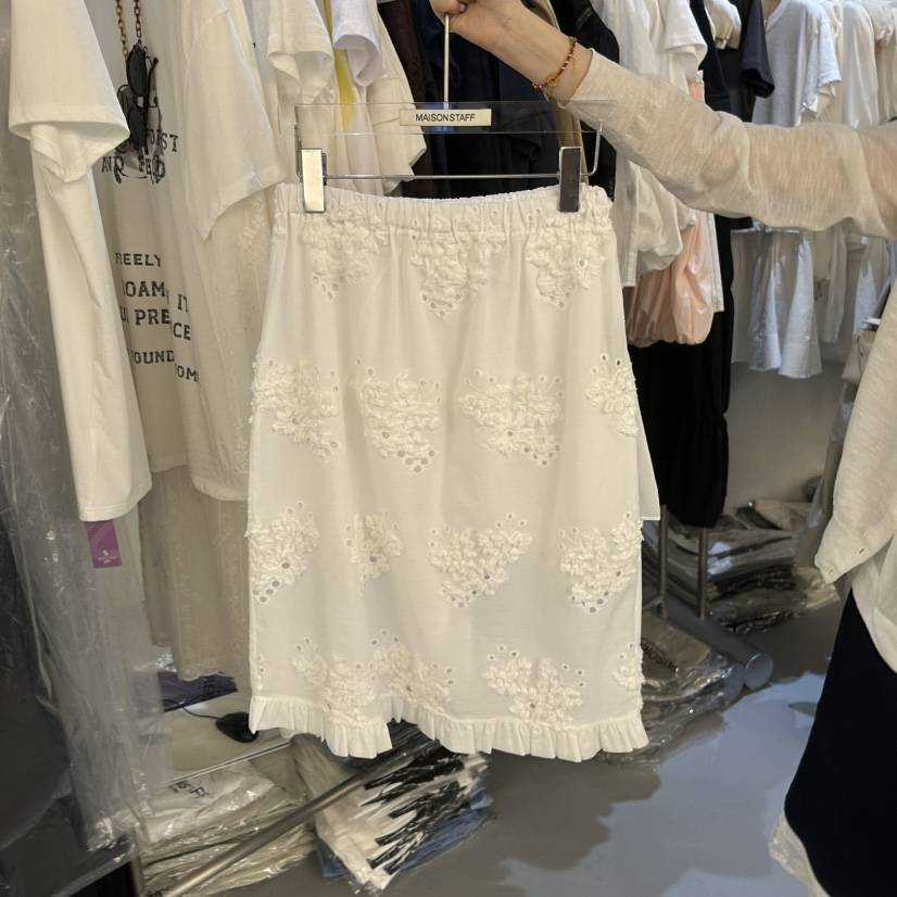 DOUBLE STANDARD/LE SMOKING/MAISONSTAFF韓國直郵女士新品26春夏半身裙中短裙MAISONSTAFF半身裙/中短裙