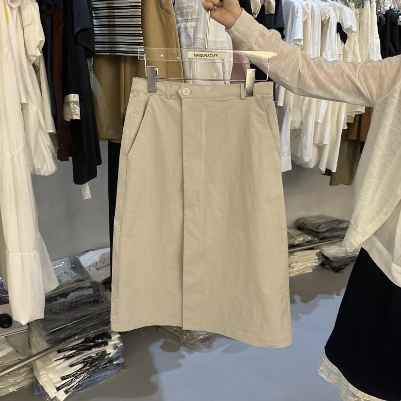 DOUBLE STANDARD/LE SMOKING/MAISONSTAFF韓國代購女裝新品時尚半身裙中短裙MAISONSTAFF半身裙/中短裙