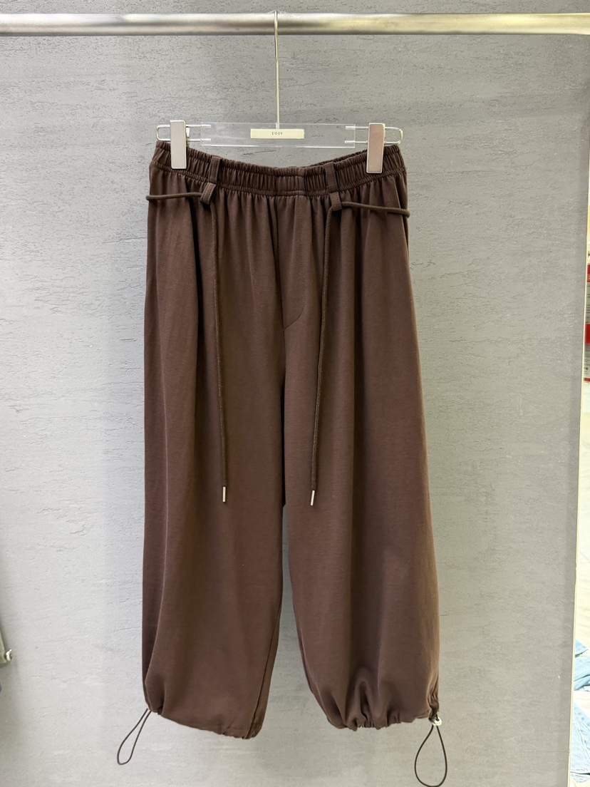 UOOV韓國東大門直郵女裝新品休閑時尚推薦26夏季休閑褲含腰繩UOOV休閑褲