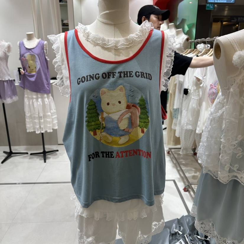 MINI UNNI韓國東大門代購女士新款時尚26夏季熱賣吊帶背心MINI UNNI吊帶/背心