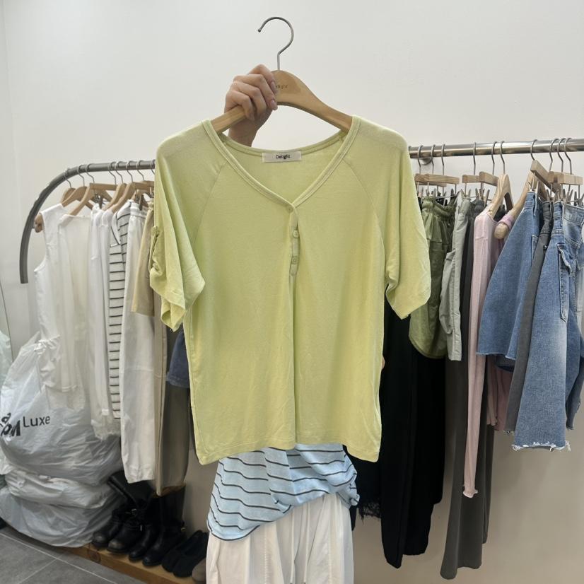 DELIGHT-L東大門實拍韓國女士新品時尚推薦熱賣休閑26夏季T恤DELIGHT-LT恤