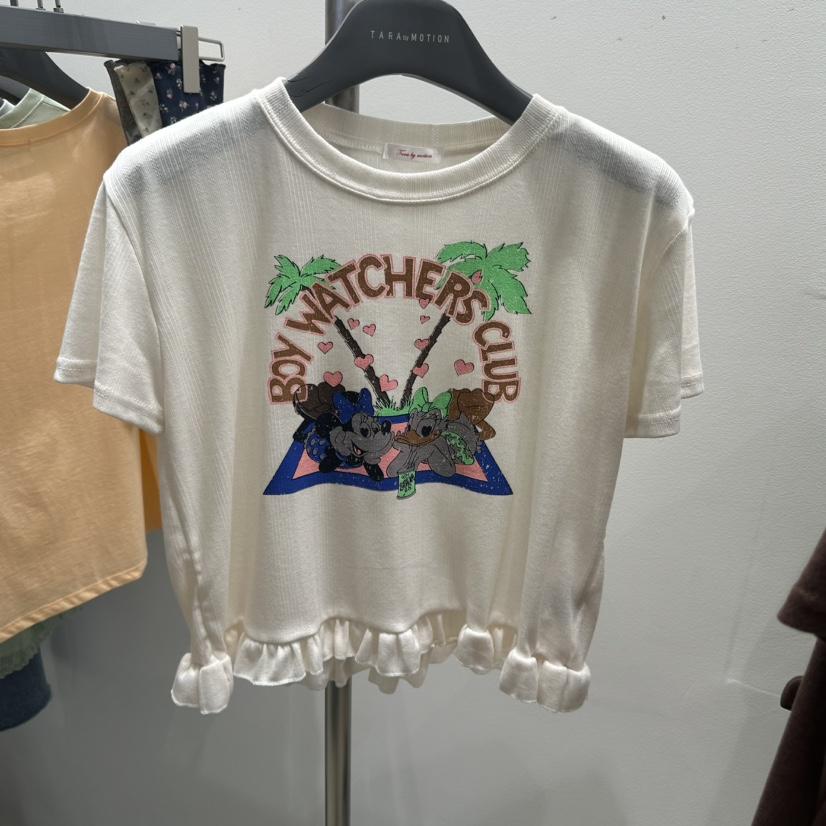 TARABY MOTION韓國東大門直郵女士新品休閑推薦人氣時尚T恤TARABY MOTIONT恤