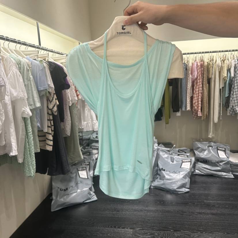 TOMGIRL韓國直郵實拍女士新品時尚人氣休閑26夏季套裝兩件套TOMGIRL套裝