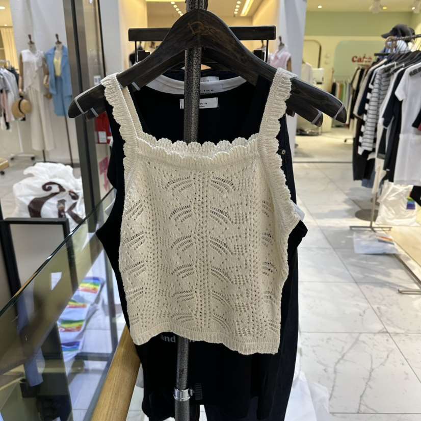 A2/D2東大門代購女士新品26春夏真品推薦吊帶背心針織無袖A2/D2吊帶/背心