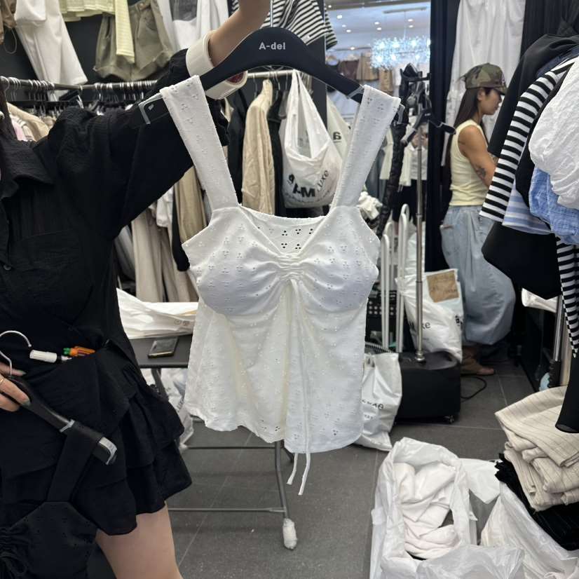 A-DEL東大門實拍女士新款真品人氣時尚熱賣吊帶背心無袖A-DEL吊帶/背心