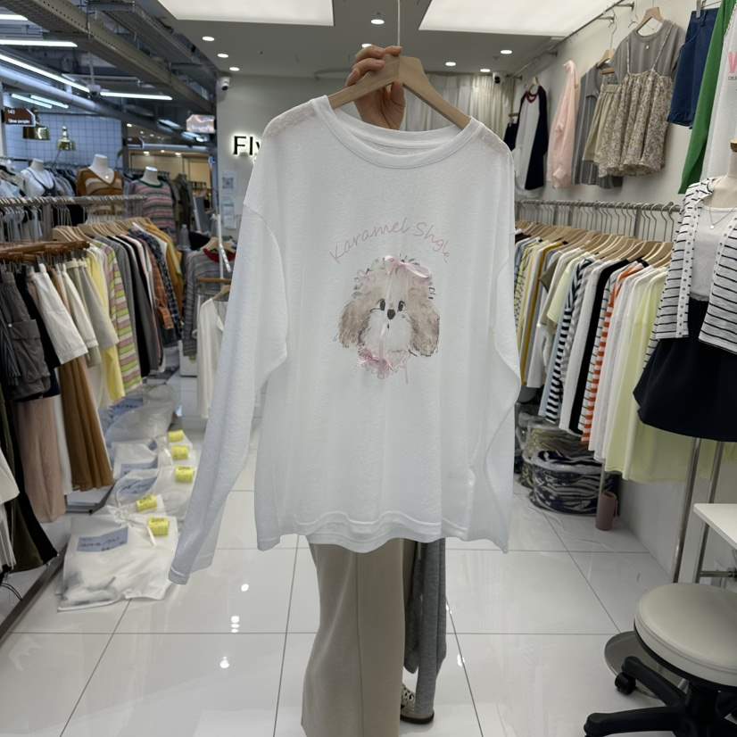 FLYFLY/LULULALLA/LIVE東大門代購女裝新款熱賣長袖T恤FLYFLY/LULULALLA/LIVE長袖T恤