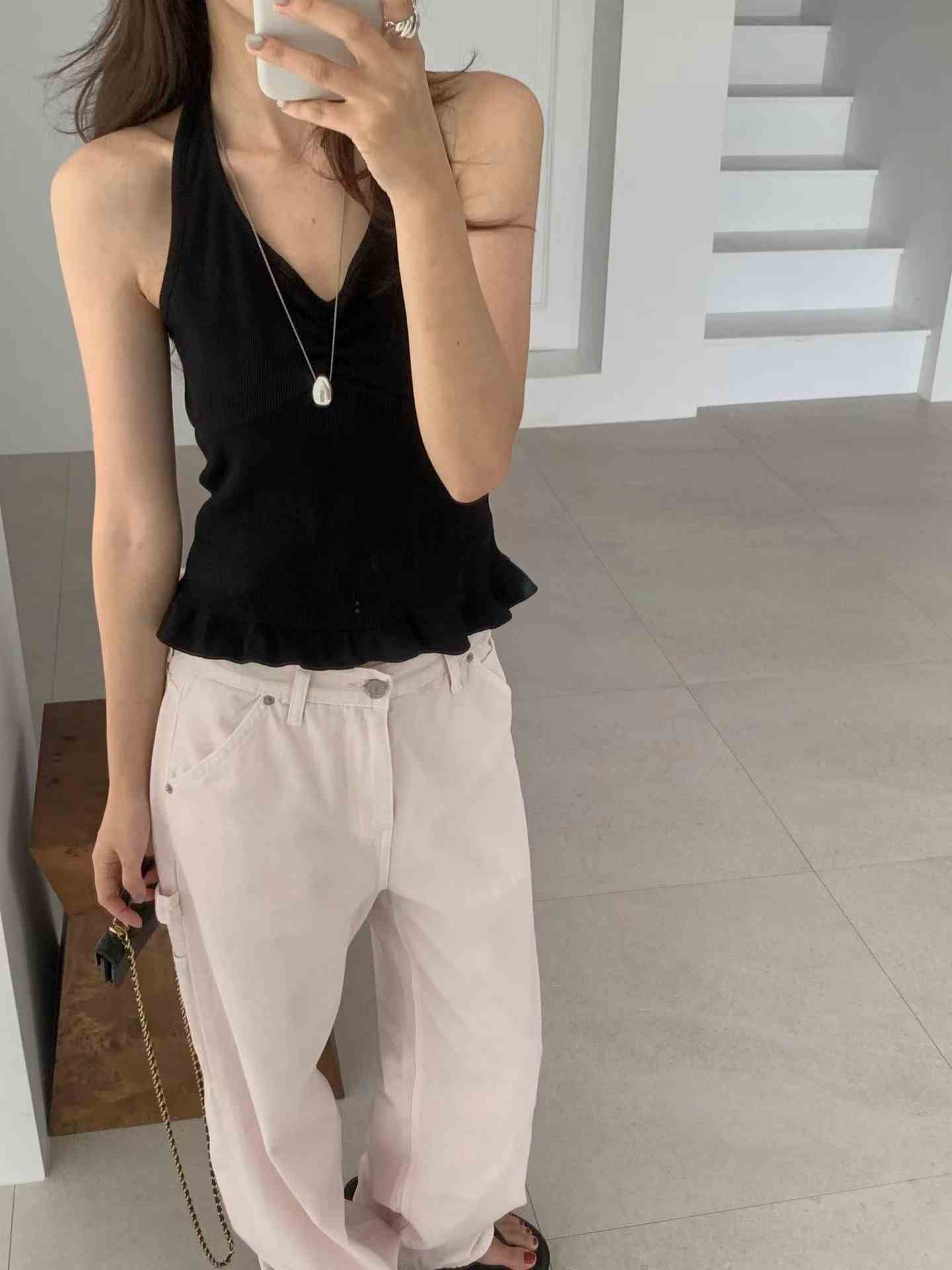 MIELLE-미엘르-OT東大門代購女裝新品熱賣吊帶背心露背MIELLE-2件起吊帶/背心