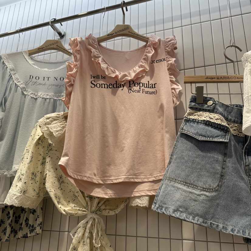 MARI CO韓國直郵實拍女士新品26夏季推薦時尚熱賣人氣T恤MARI COT恤