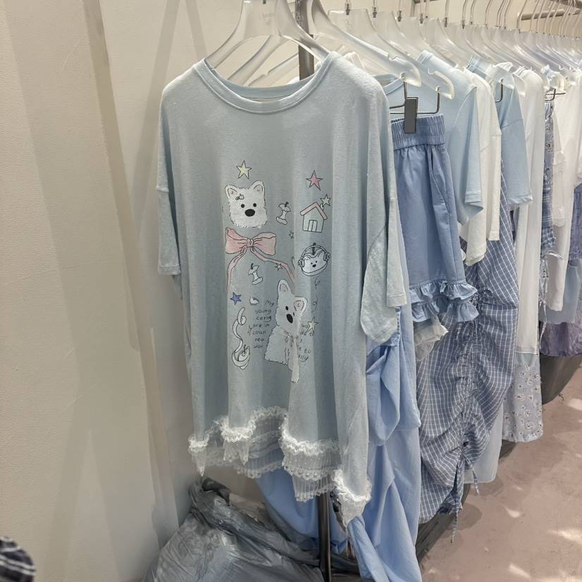 MIMME/LOOKK東大門直郵女士新品推薦職業休閑T恤不含披肩MIMME/LOOKKT恤