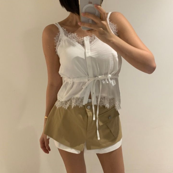 mars東大門實拍韓國女士新款熱賣休閑時尚推薦吊帶背心無袖mars吊帶/背心