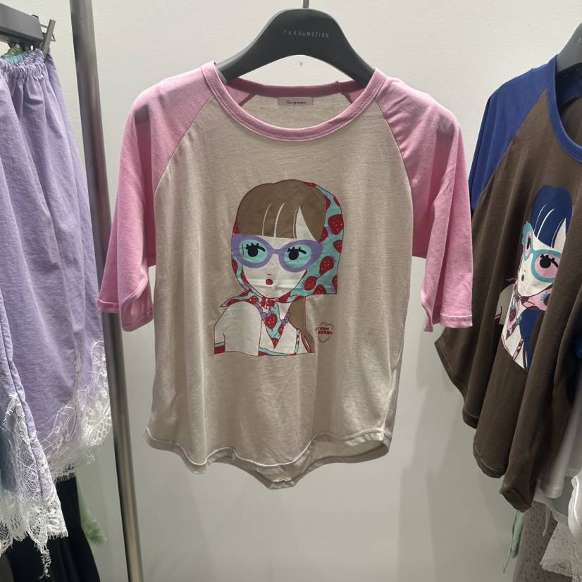 TARABY MOTION韓國直郵女士新款時尚休閑推薦熱賣26夏季T恤TARABY MOTIONT恤