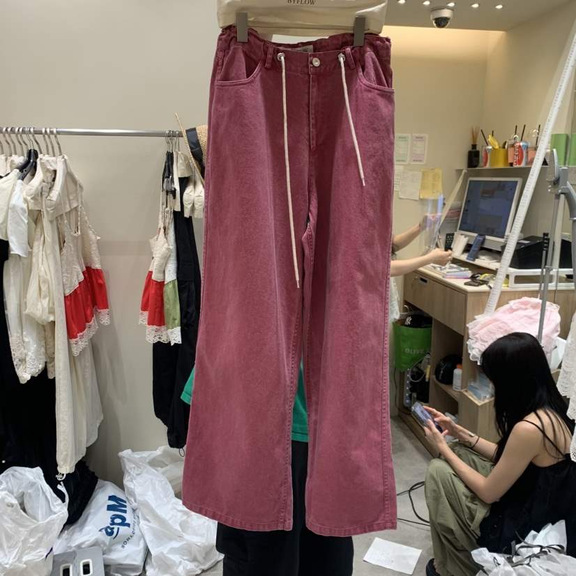 BY FLOW東大門實拍韓國女士新款休閑26夏季人氣推薦牛仔褲BY FLOW牛仔褲