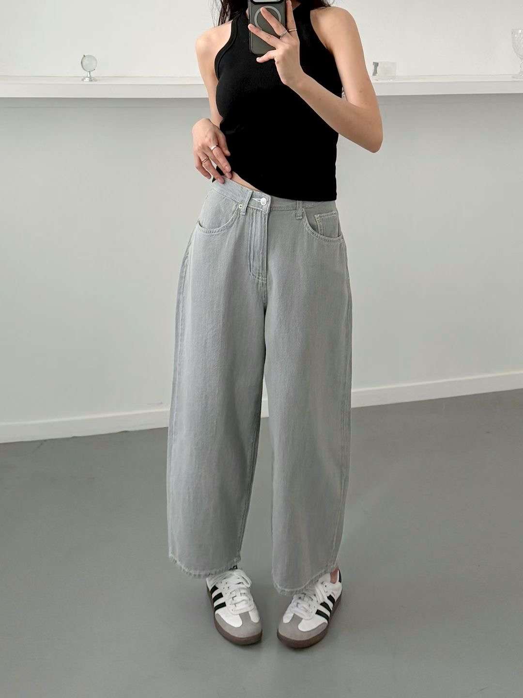 DOUBLEM韓國直郵女裝新款推薦職業26春夏真品熱賣時尚牛仔褲DOUBLEM牛仔褲