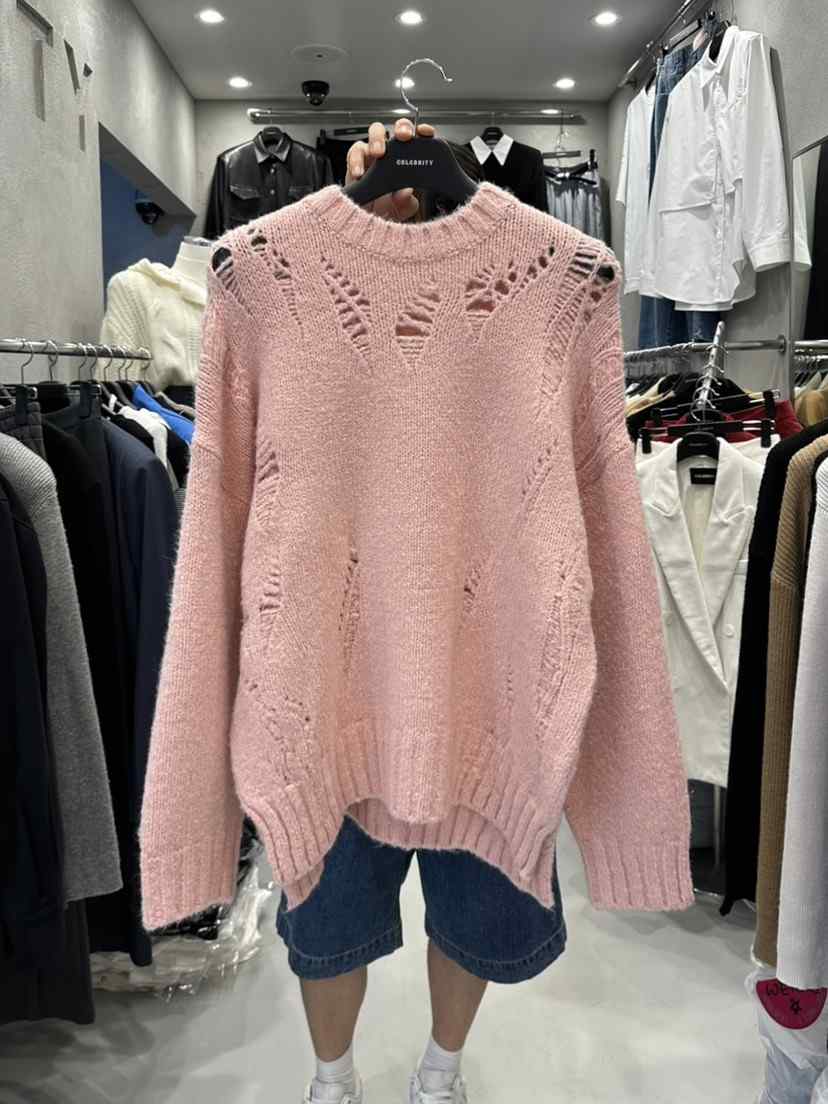 CELEBRITY-A韓國代購女士新品26夏季時尚推薦毛衣打折復古CELEBRITY-A毛衣