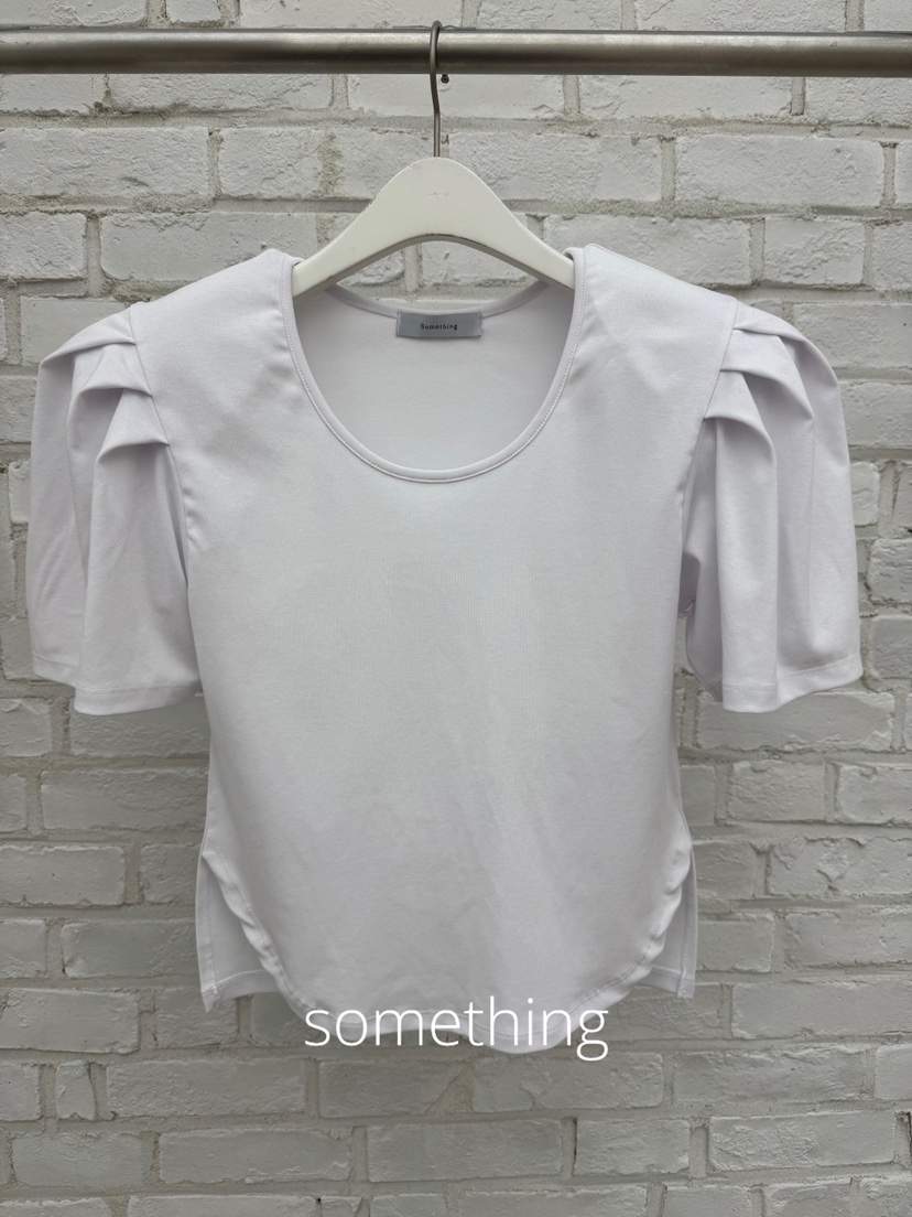 SOMETHING-L/FANCY東大門實拍女裝新款人氣26夏季時尚T恤SOMETHING-L/FANCYT恤
