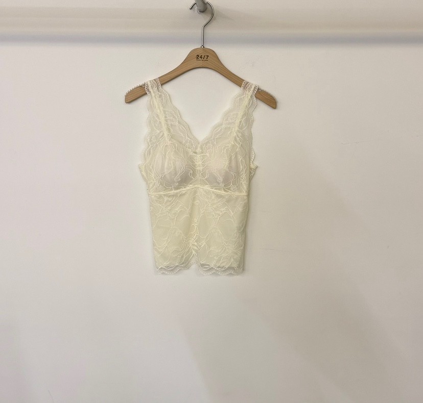 TWENTY FOUR SEVEN24-7韓國代購女士新品熱賣吊帶背心蕾絲無袖TEWNTY FOUR SEVEN24-7吊帶/背心