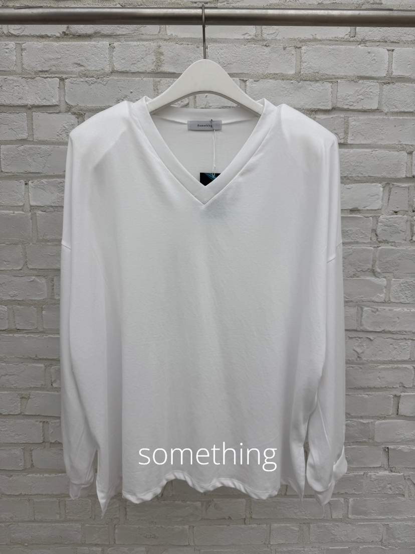 SOMETHING-L/FANCY東大門直郵女士新款26夏季人氣長袖T恤SOMETHING-L/FANCY長袖T恤