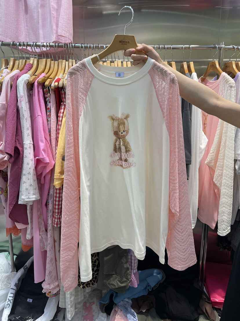 MENDL S韓國代購女裝新款26夏季真品時尚熱賣人氣長袖T恤MENDL S長袖T恤