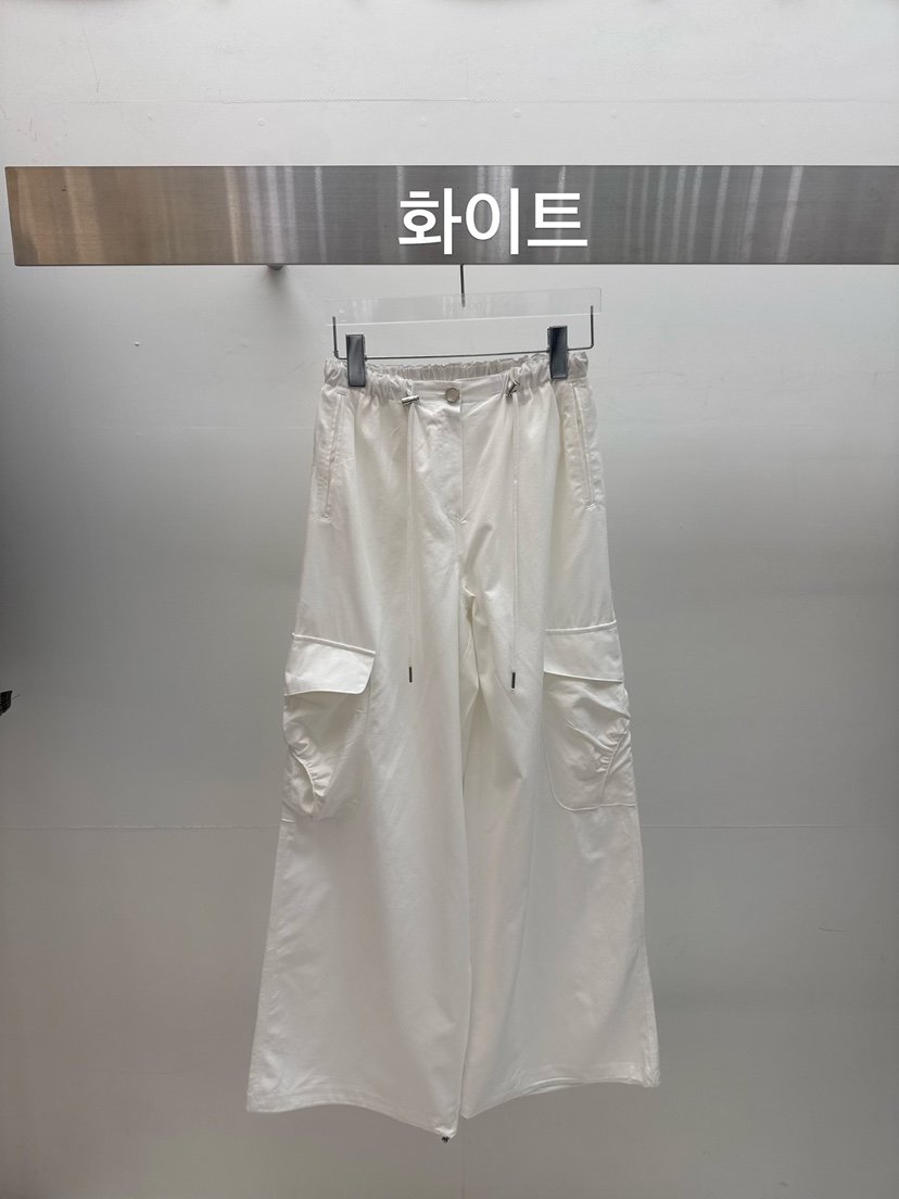 AMOOD韓國直郵女裝新款熱賣真品休閑時尚26夏季休閑褲口袋褶裥AMOOD休閑褲