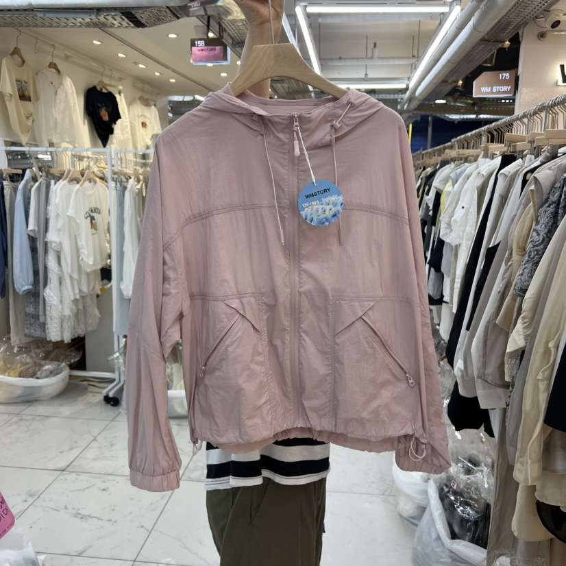 SIMPLE PARK/WMSTORY東大門實拍女士新品熱賣夾克連帽衫短款WMSTORY/SIMPLE PARK夾克