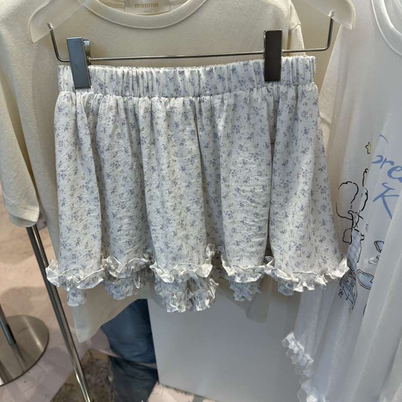 MIMME/LOOKK東大門直郵女士新品時尚休閑26夏季裙褲褶邊雙層MIMME/LOOKK裙褲