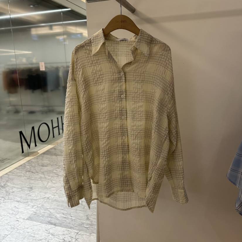 DE VENTI韓國直郵女士新品26夏季真品時尚休閑襯衫蕾絲衫DE VENTI襯衫/蕾絲衫