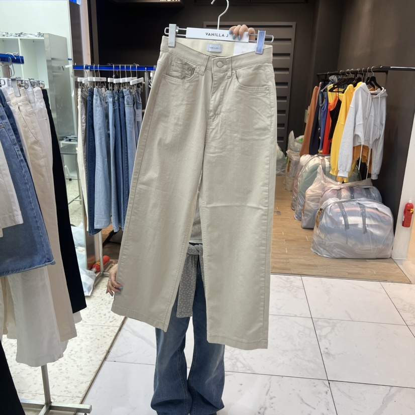 VANILLA J韓國直郵女士新品26夏季熱賣真品推薦人氣牛仔褲VANILLA J牛仔褲