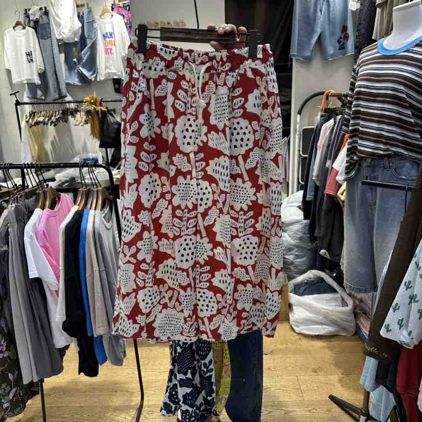 YESFREE韓國代購女裝新品26春夏熱賣時尚職業休閑短褲印花YESFREE短褲
