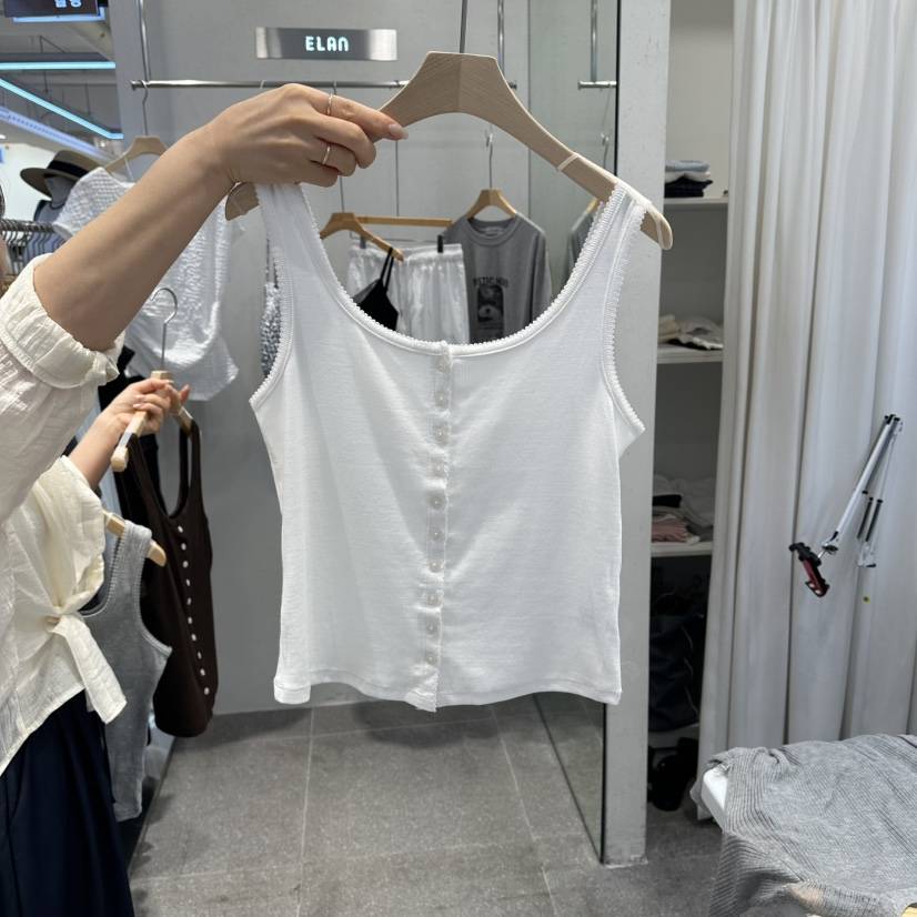 ELAN東大門實拍女士新款真品人氣職業26春夏熱賣吊帶背心ELAN吊帶/背心