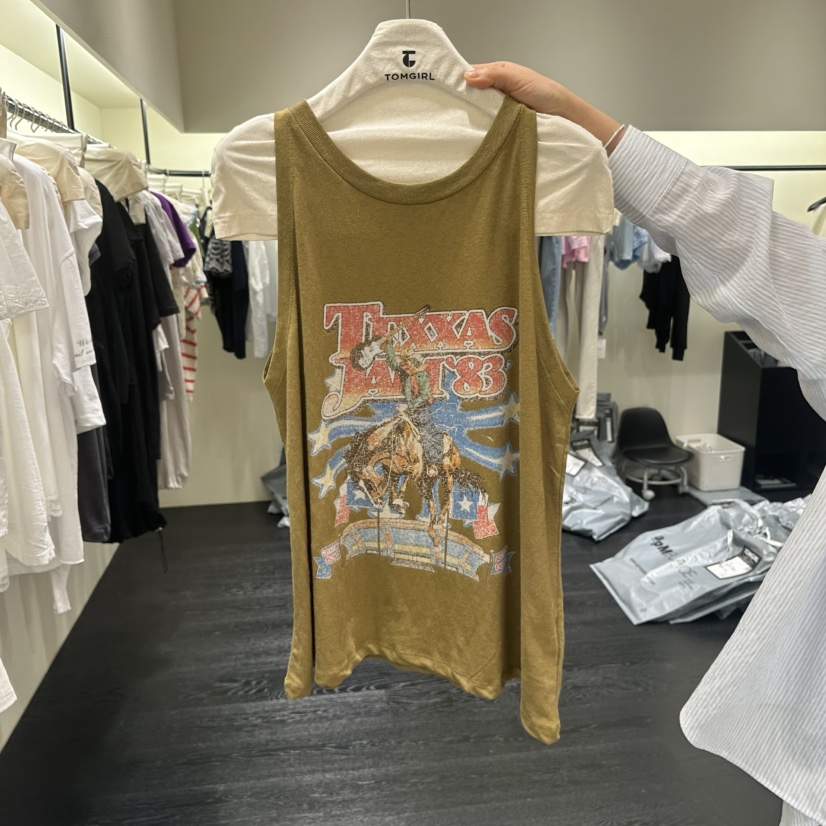TOMGIRL韓國直郵女裝新款休閑真品人氣26夏季時尚吊帶背心TOMGIRL吊帶/背心
