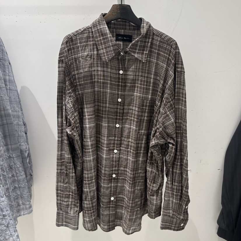 JANE BIRKIN東大門直郵女士新款時尚26春夏襯衫蕾絲衫格子JANE BIRKIN設計師品牌襯衫/蕾絲衫