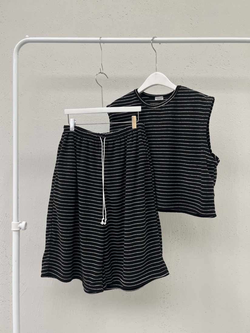 BEAMING SEOUL東大門代購女士新品休閑套裝含帽子不含條紋BEAMING SEOUL套裝