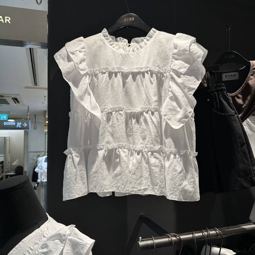 STAR-L韓國直郵女士新品熱賣時尚職業真品推薦襯衫蕾絲衫STAR-L襯衫/蕾絲衫