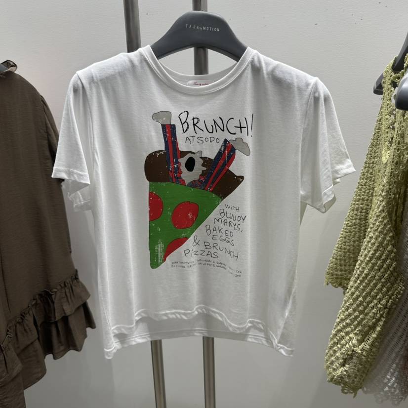 TARABY MOTION韓國直郵女士新品26春夏時尚真品休閑推薦T恤TARABY MOTIONT恤