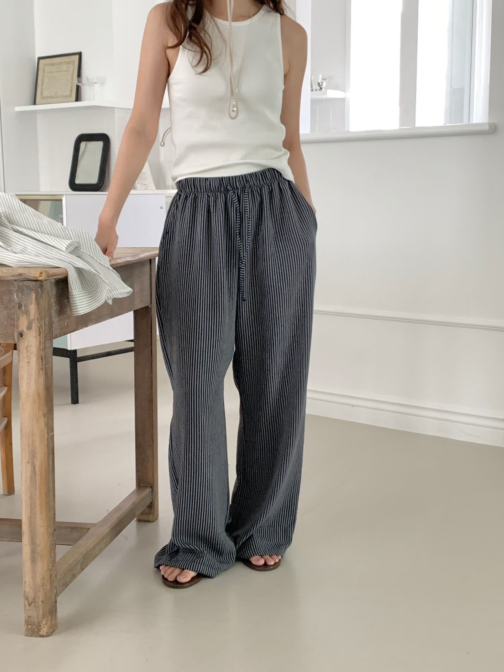 ONEMORETHING/GAMGAK東大門直郵女士新品真品職業休閑褲ONEMORETHING/GAMGAK休閑褲