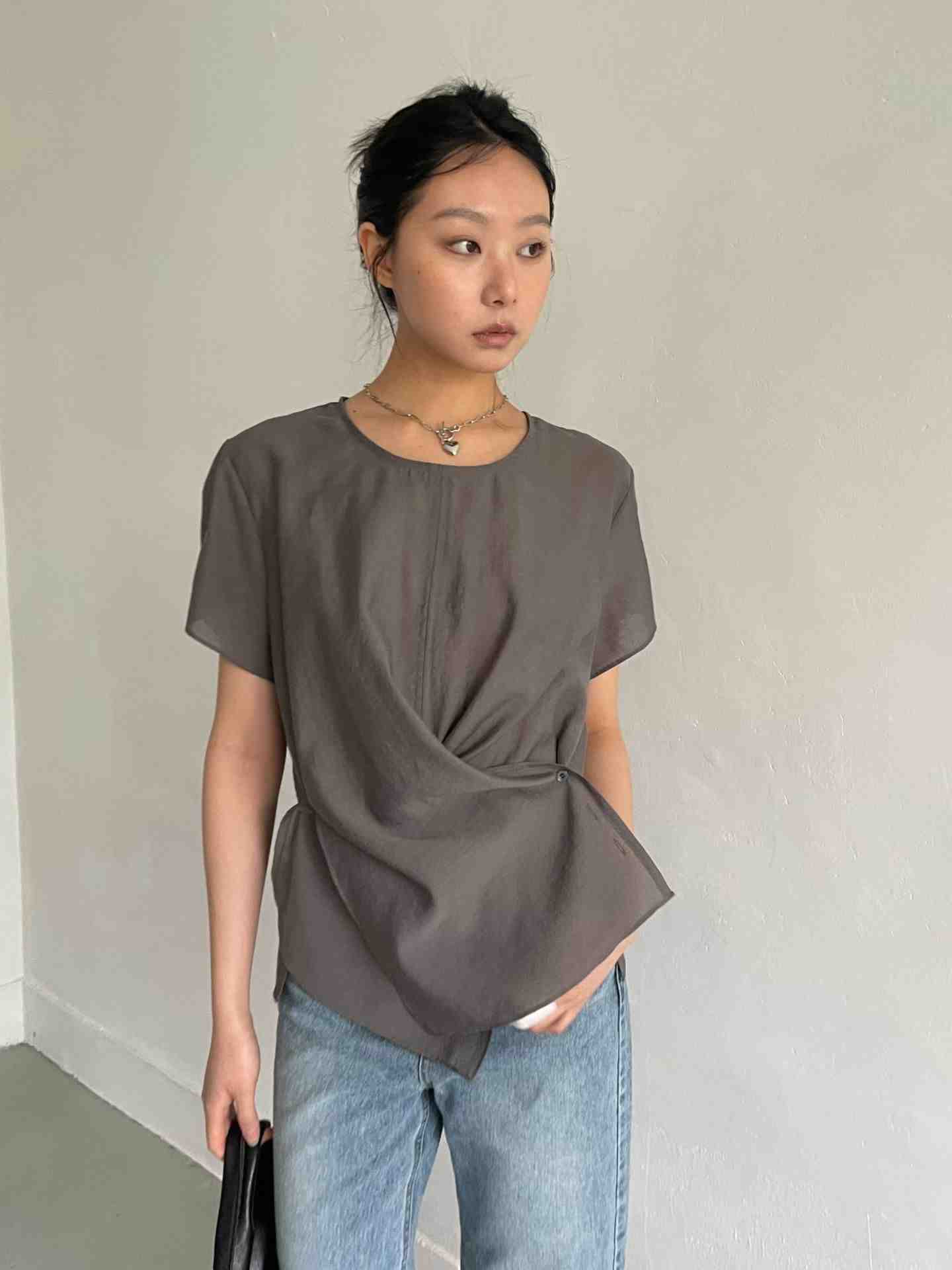 AWESOME-ot韓國代購女裝新品熱賣人氣真品時尚襯衫蕾絲衫AWESOME-ot襯衫/蕾絲衫