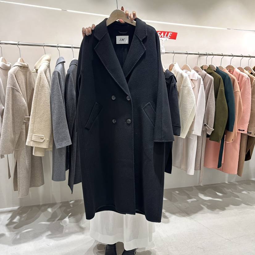 Color B東大門直郵女裝新款人氣時尚熱賣職業中長款大衣Color B中長款大衣