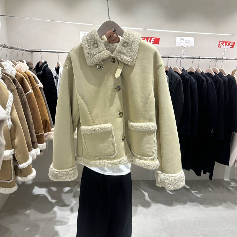 Color B東大門直郵女裝新品人氣休閑26春夏職業短款大衣Color B短款大衣