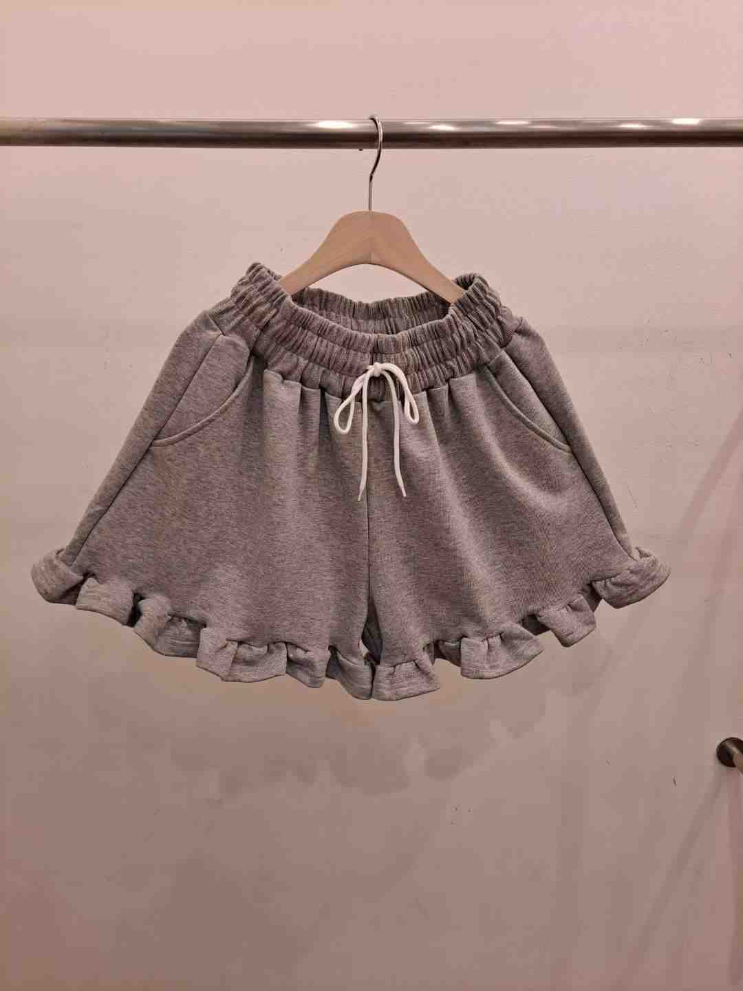 THEGGLLIM東大門代購女士新款人氣熱賣26春夏時尚短褲荷葉邊THEGGLLIM短褲