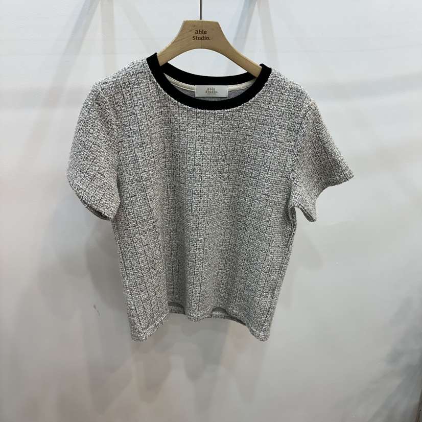 ABLESTUDIO韓國直郵女裝新品26春夏真品熱賣休閑職業時尚T恤ABLESTUDIOT恤