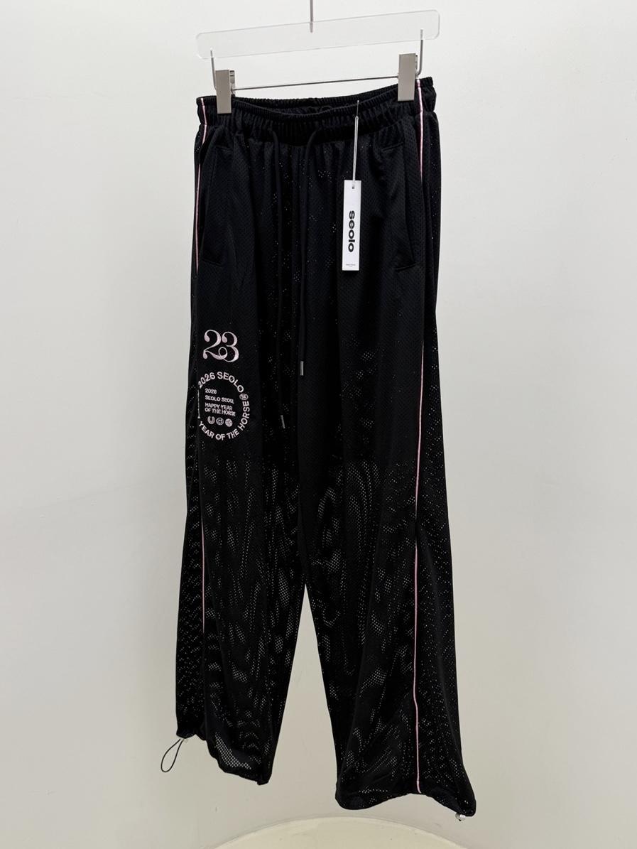 SEOLO東大門代購女裝新品真品26夏季時尚推薦休閑褲網眼迷彩Seolo seoul休閑褲