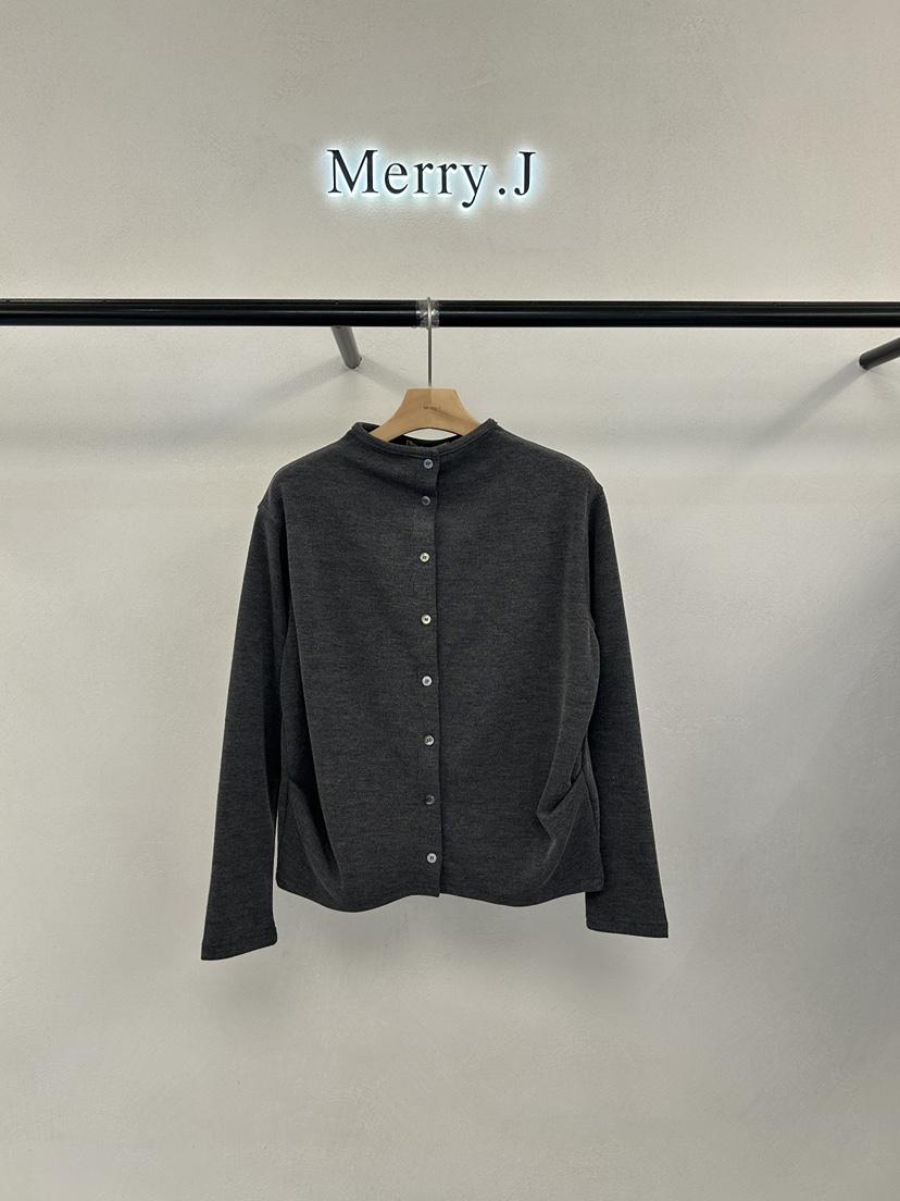 MERRY-J東大門實拍女士新款休閑時尚針織衫羊毛秋款開襟MERRY-J針織衫