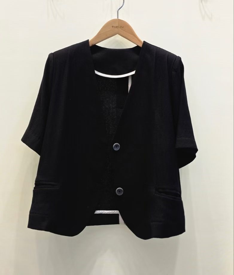 THE IN-더인-T東大門實拍女裝新品26夏季真品時尚夾克THE IN夾克